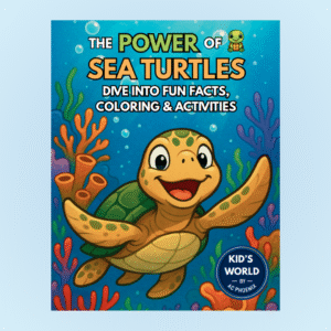 THE POWER OF SEA TURTLES: Ocean Animals Coloring & Activity Book